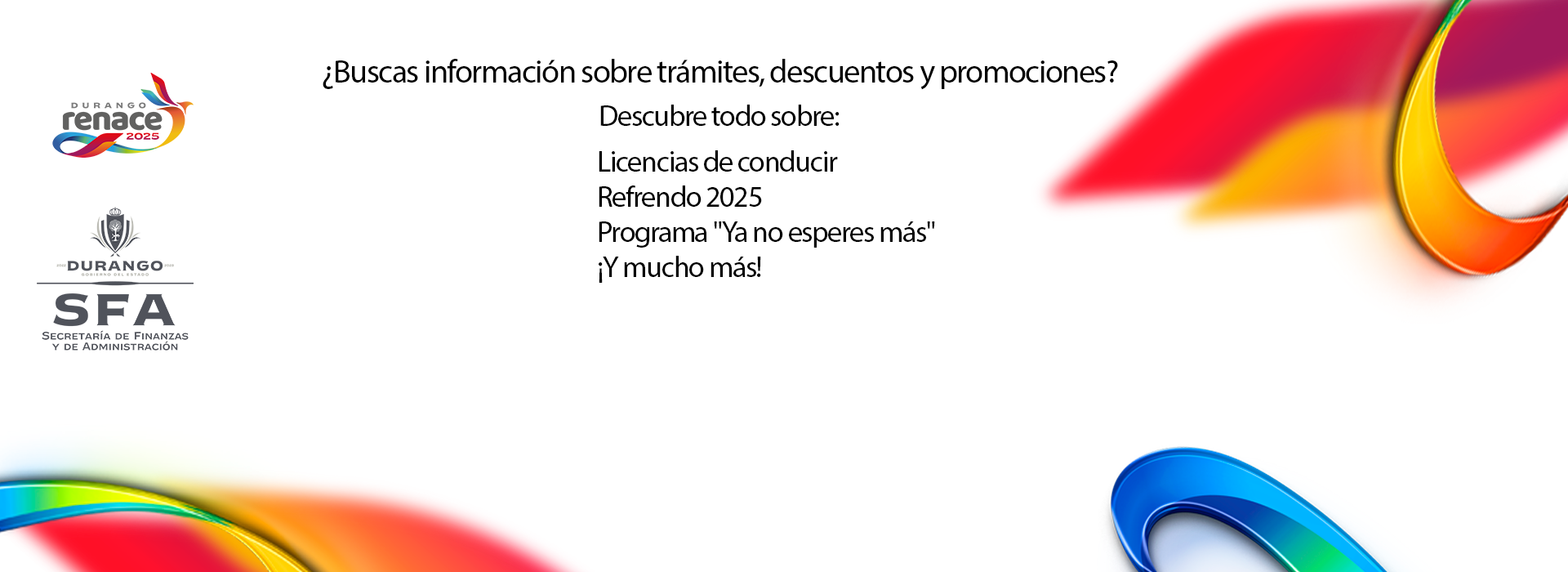 Trámites, descuentos y promociones